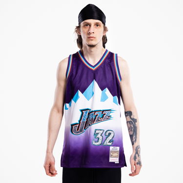Dres Mitchell & Ness 75th Anniversary Swingman Jersey Karl Malone Lila | SMJY1202-UJA96KMAPURP, 0