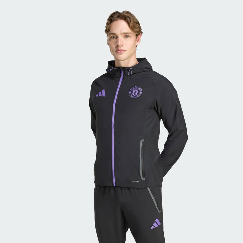 Hlače adidas Performance Manchester United Tiro 25 Competition Vis Travel Pants Črna | JV5351