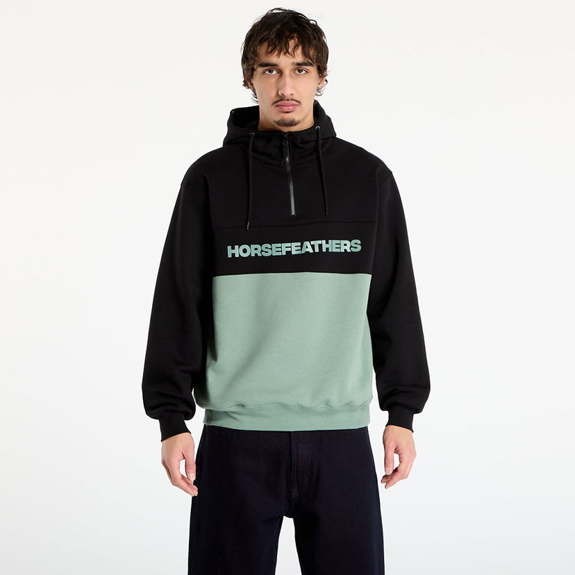 Pulover Horsefeathers Fulton Half-Zip Color-Block Hoodie Večbarvna | SM1354I