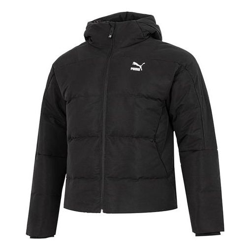 Puhovka Puma Classics Padded Down Jacket Črna | 537685-01
