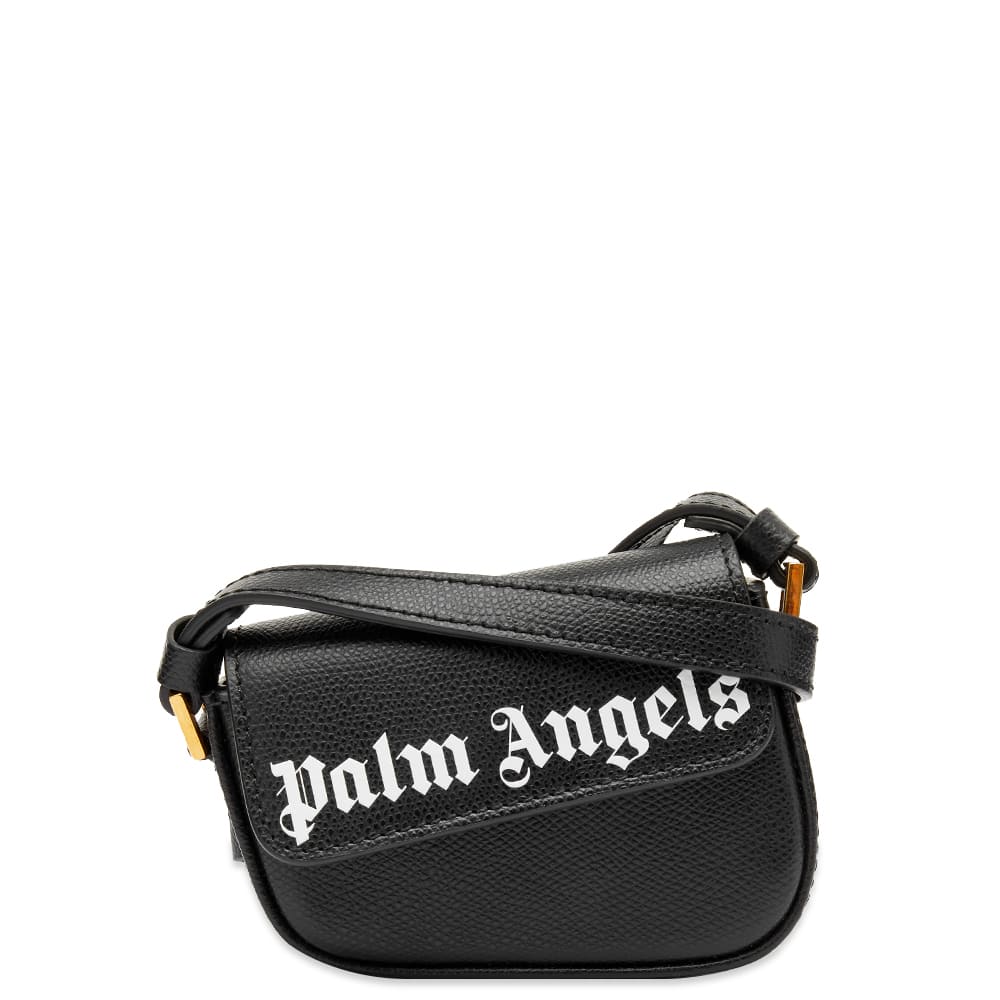 Torba za čez ramo Palm Angels Mini Crash Bag Črna | PWNX003F22LEA0011001, 0