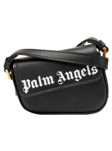 Torba za čez ramo Palm Angels Mini Crash Bag Črna | PWNX003F22LEA0011001