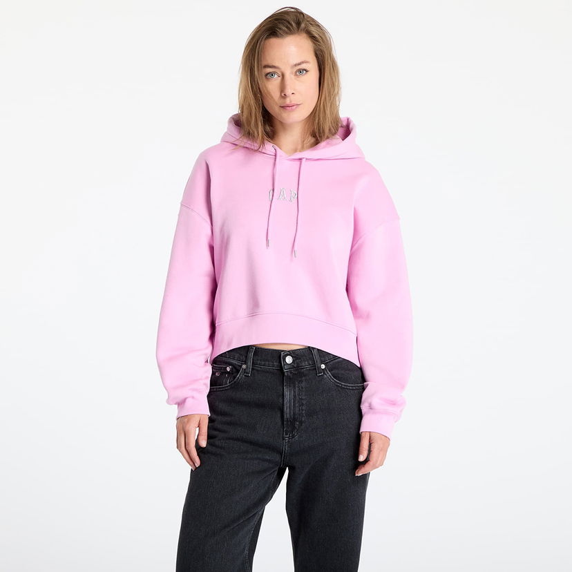 Pulover GAP GAP Oversized Logo Hoodie Roza | 588015-01