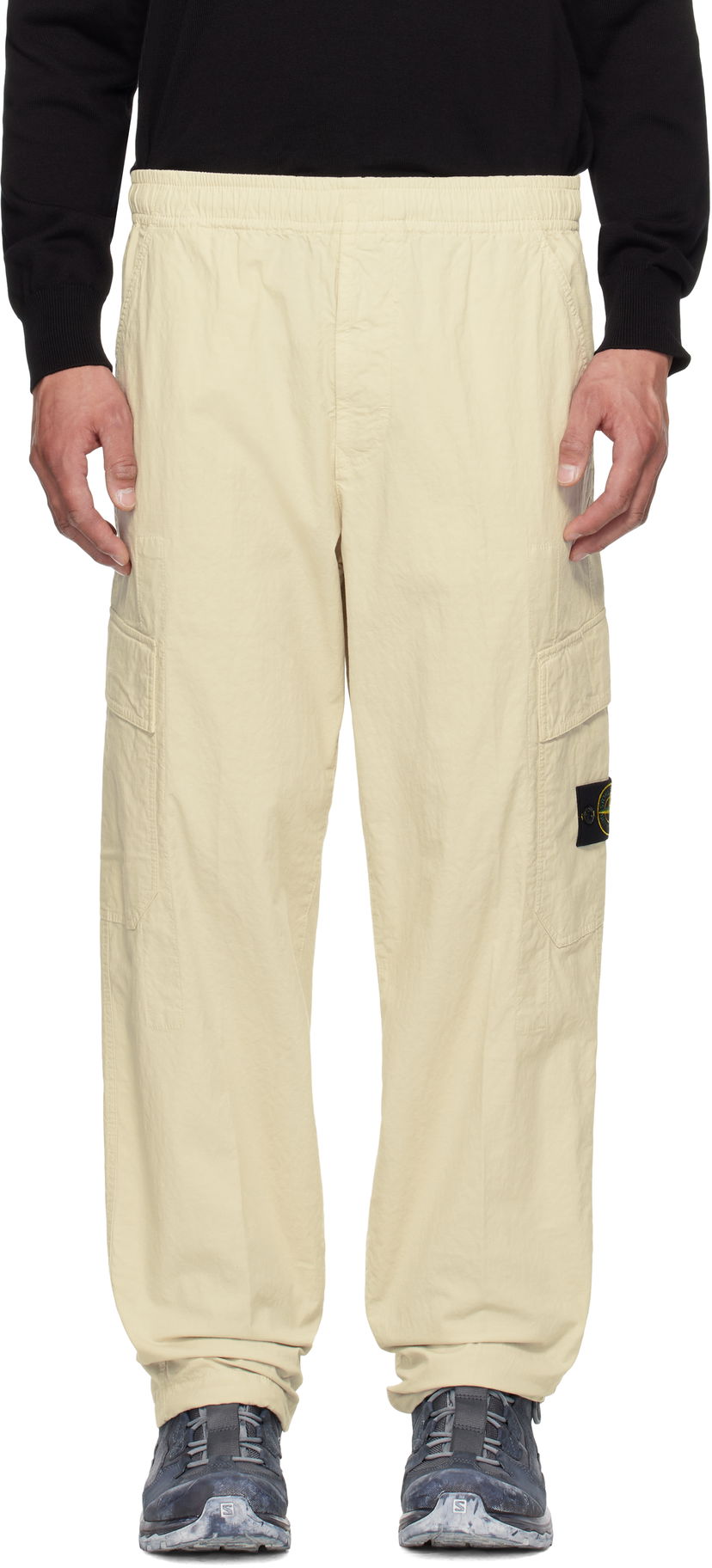 Cargo hlače Stone Island Stone Island Mil-Spec Stretch Ripstop Cargo Pants Bež | K1S15 3100022 S0063