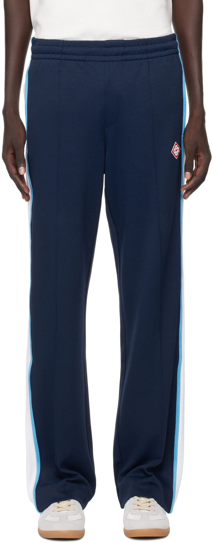 Trenirka Casablanca Casablanca Pique Track Pants Mornarica | MPF25-JTR-192-01