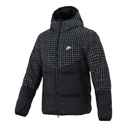 Puhovka Nike Hooded Down Jacket Črna | DD6964-010