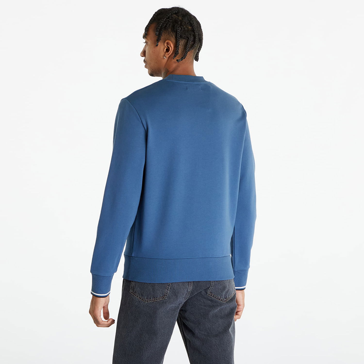 Pleteni pulover Fred Perry Crewneck Mornarica | M7535 F57, 1