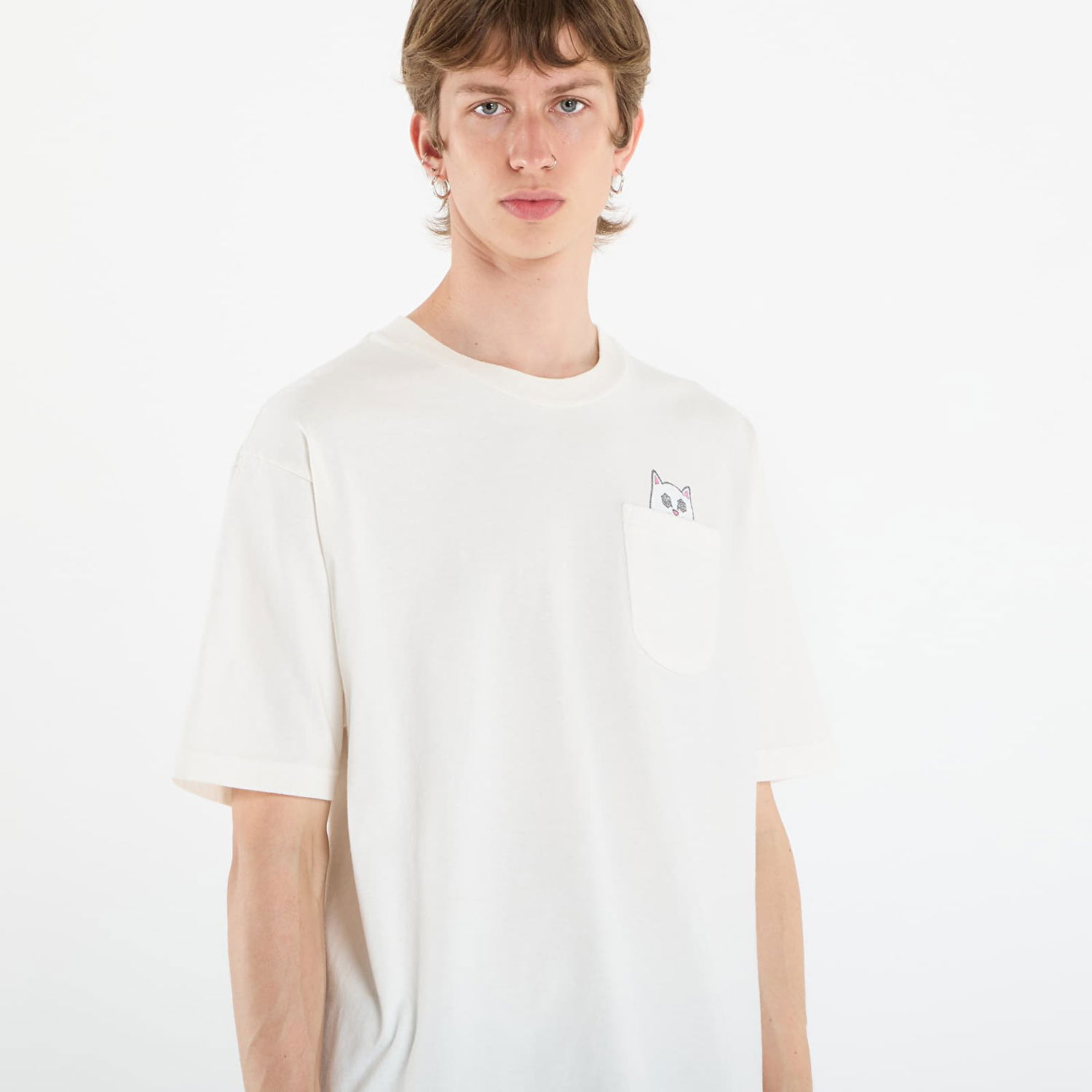Majica RIPNDIP RIPNDIP Nut Then Bolt Pocket T-Shirt Bela | RNDFALL25118, 1