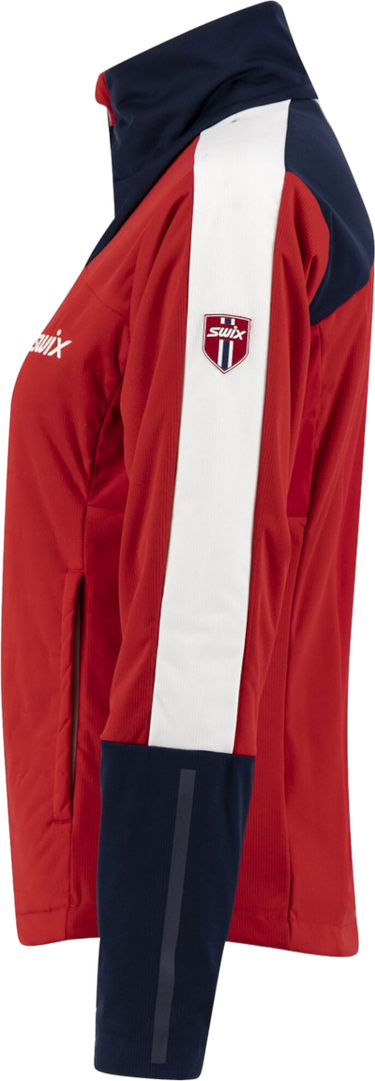 Vetrovka SWIX Swix Blizzard XC Women's Cross-Country Ski Jacket Rdeča | 12976-99990, 2