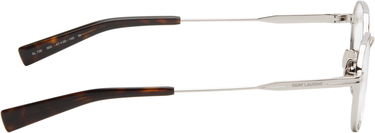 Sončna očala Saint Laurent Round Silver-Tone Glasses Kovinski | SL 730-002, 1