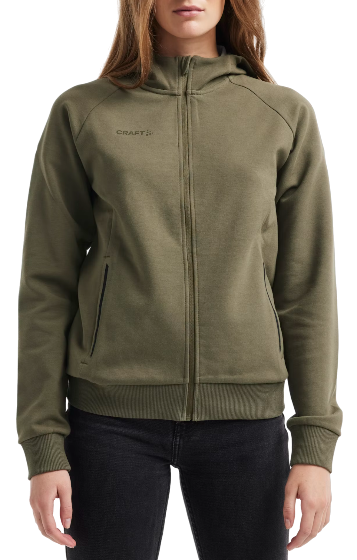 Pulover Craft Hoodie Core Soul Full Zip Zelena | 1910626-664000, 0
