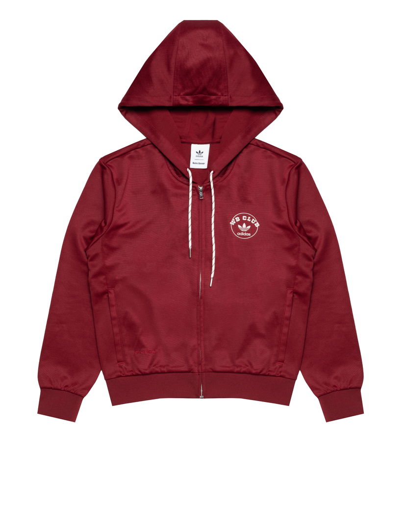 Pulover adidas Originals Wales Bonner Track Hoodie Rdeča | JM8298