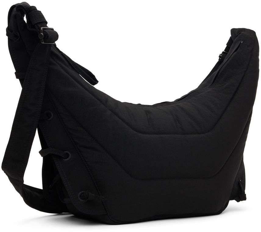 Torba za čez ramo LEMAIRE LEMAIRE Medium Soft Game Shoulder Bag Črna | BG0074 LF845, 1