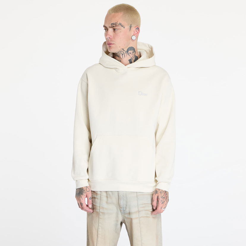 Pulover Dime Classic Small Logo Hoodie UNISEX Natural XS Bež | DIMEFA2412NAT
