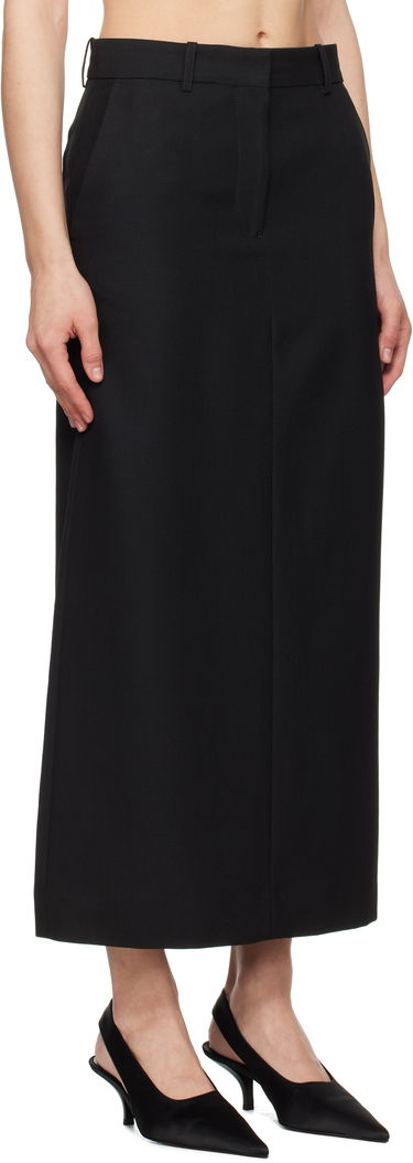 Krila TOTEME TOTEME Low-Waist Straight Maxi Skirt Črna | 251-WRB4288-FB0026, 1