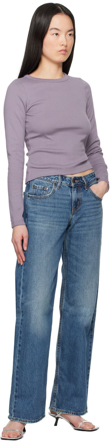 Kavbojke Levi's Low Loose Jeans Modra | A5566-0006, 3