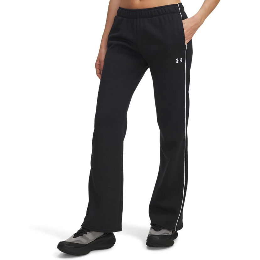 Trenirka Under Armour Under Armour Piped Wide Leg Fleece Pants Črna | 6003711-003