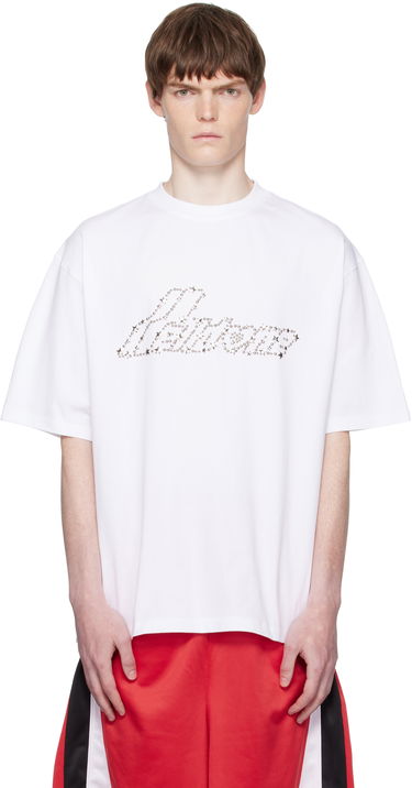 Majica We11done We11done Pearly Logo T-Shirt Bela | WD-TT2-25-735-U-WH, 0