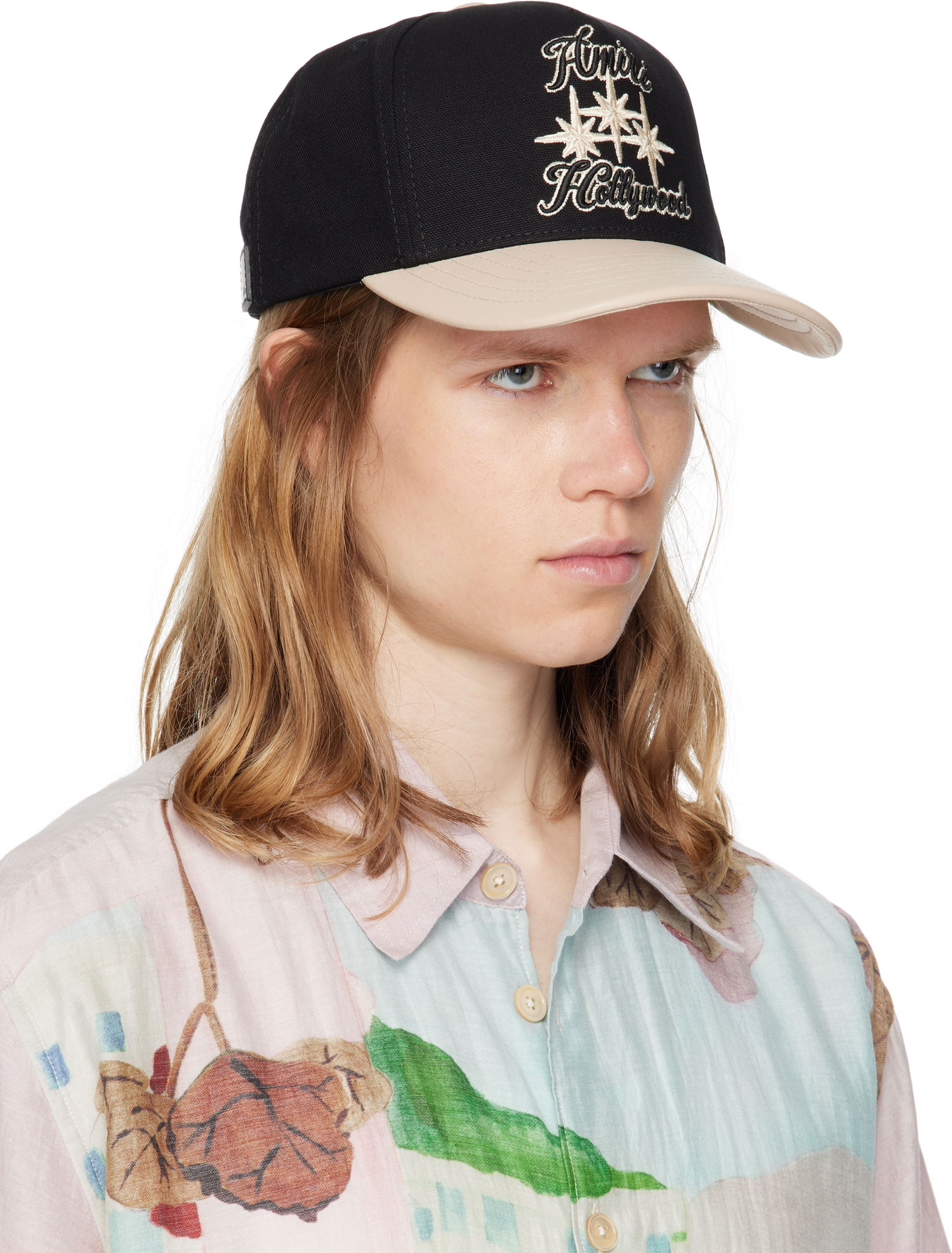 Kapa AMIRI AMIRI Three Star Varsity Cap Bež | AMHACP1059, 1