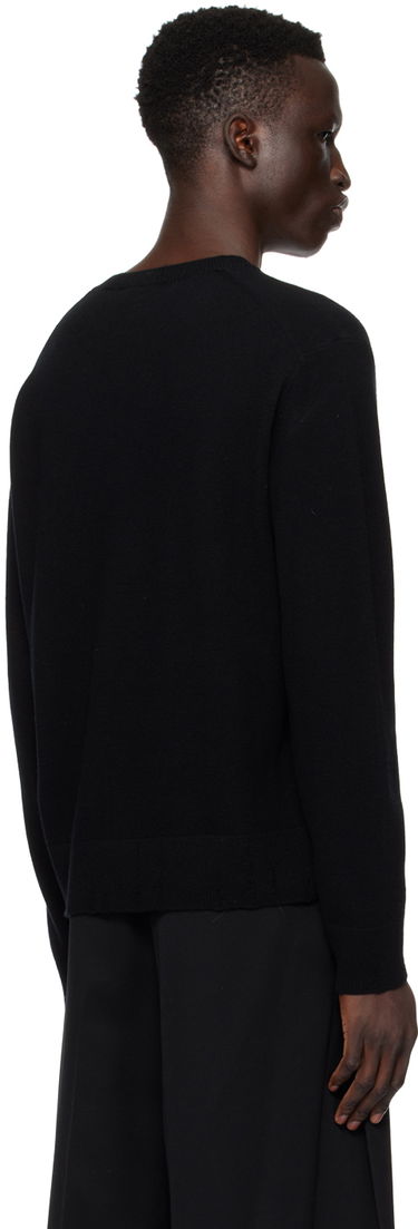 Pleteni pulover We11done We11done Teddy Skeleton Sweater Črna | WD-KT1-24-629-U-BK, 2