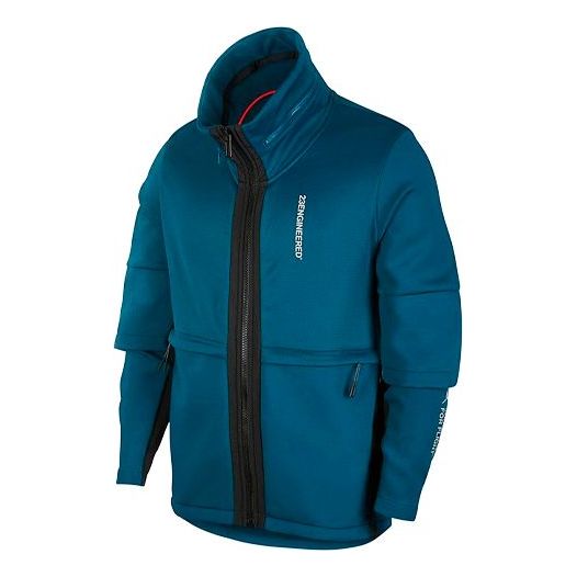 Jakna Jordan Jordan 23 Engineered Fleece Stand Collar Jacket Modra | BQ5766-347