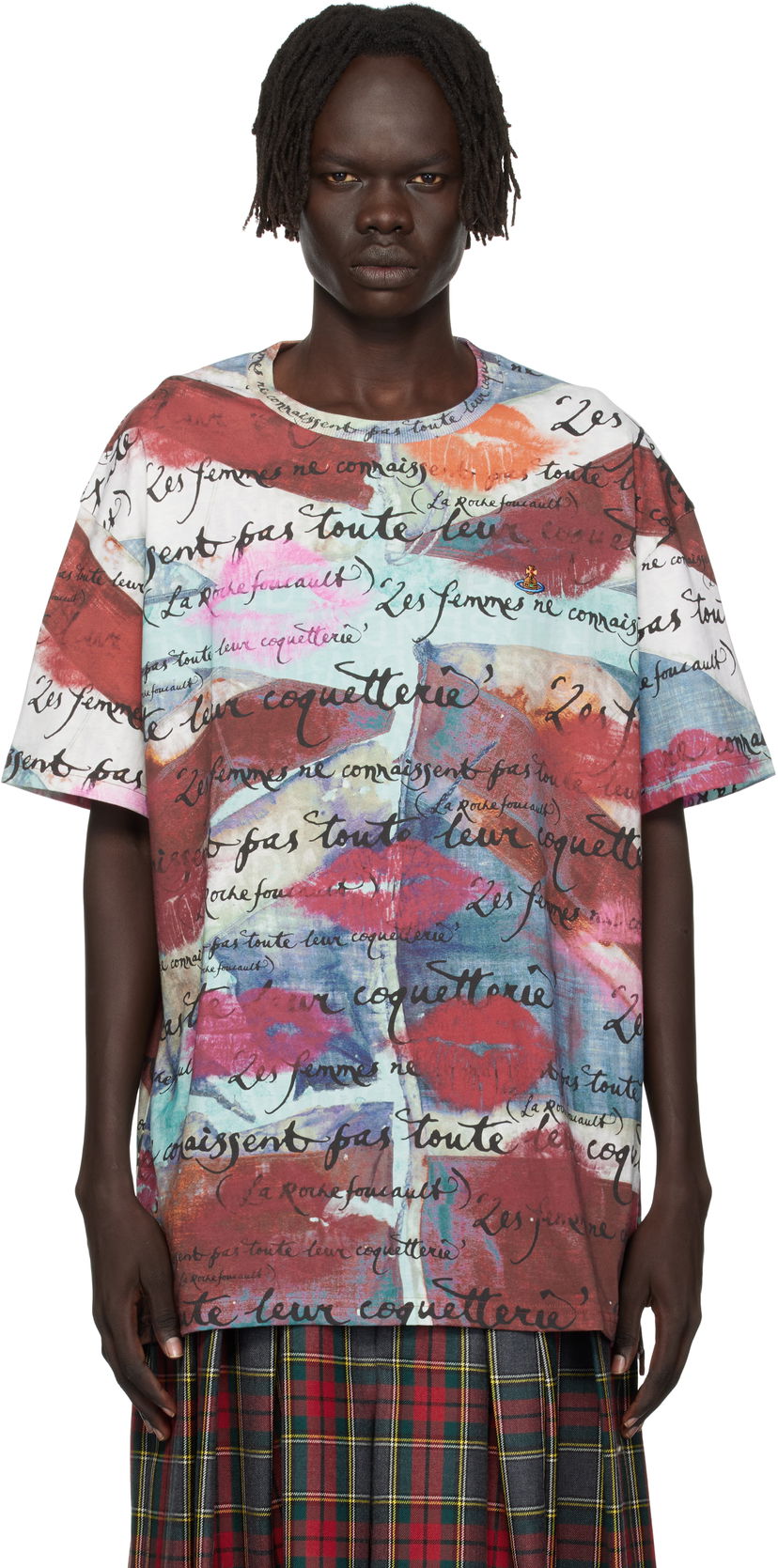 Majica Vivienne Westwood Vivienne Westwood Oversized Graphic Print T-Shirt Večbarvna | 3G010018-J006F-