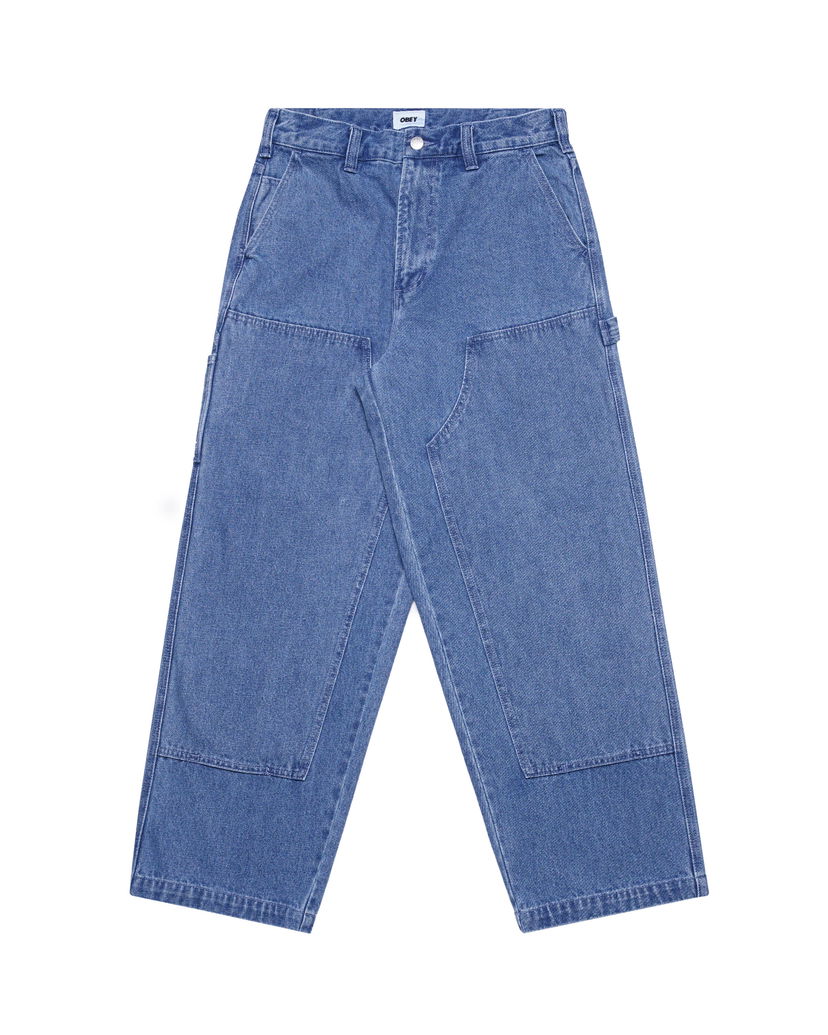 Kavbojke OBEY Bigwig Denim Carpenter Pant Modra | 142010093-LIN
