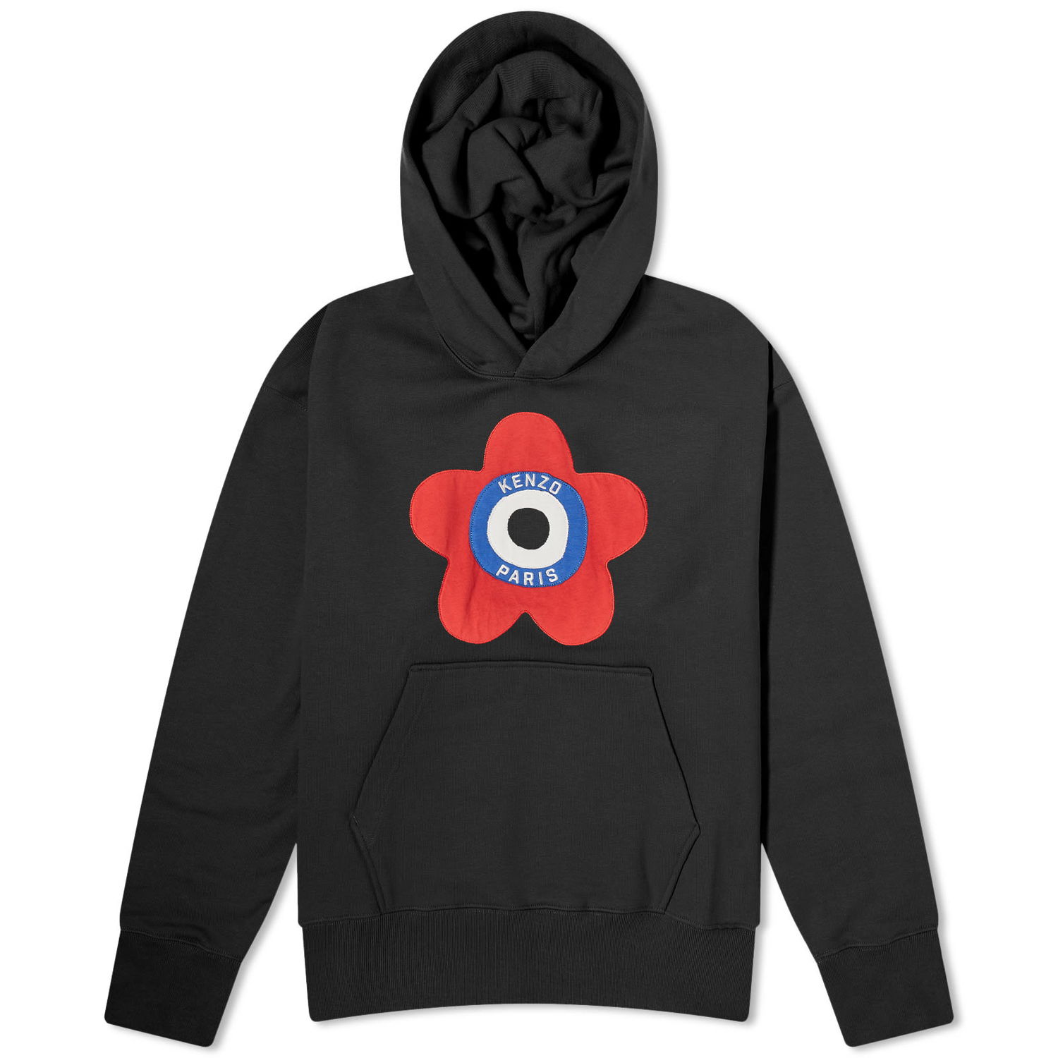 Pulover KENZO Target Oversized Popover Hoodie Črna | FD65SW0744ME-99J, 0