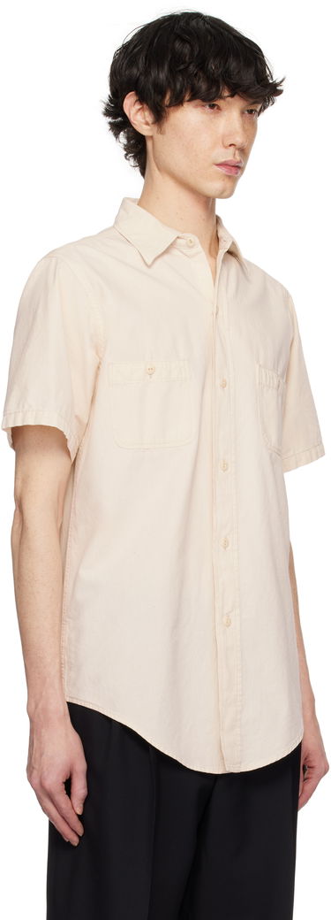 Srajce Maison Margiela Maison Margiela Chambray Short Sleeve Shirt Bež | S50DR0010 M30022, 1