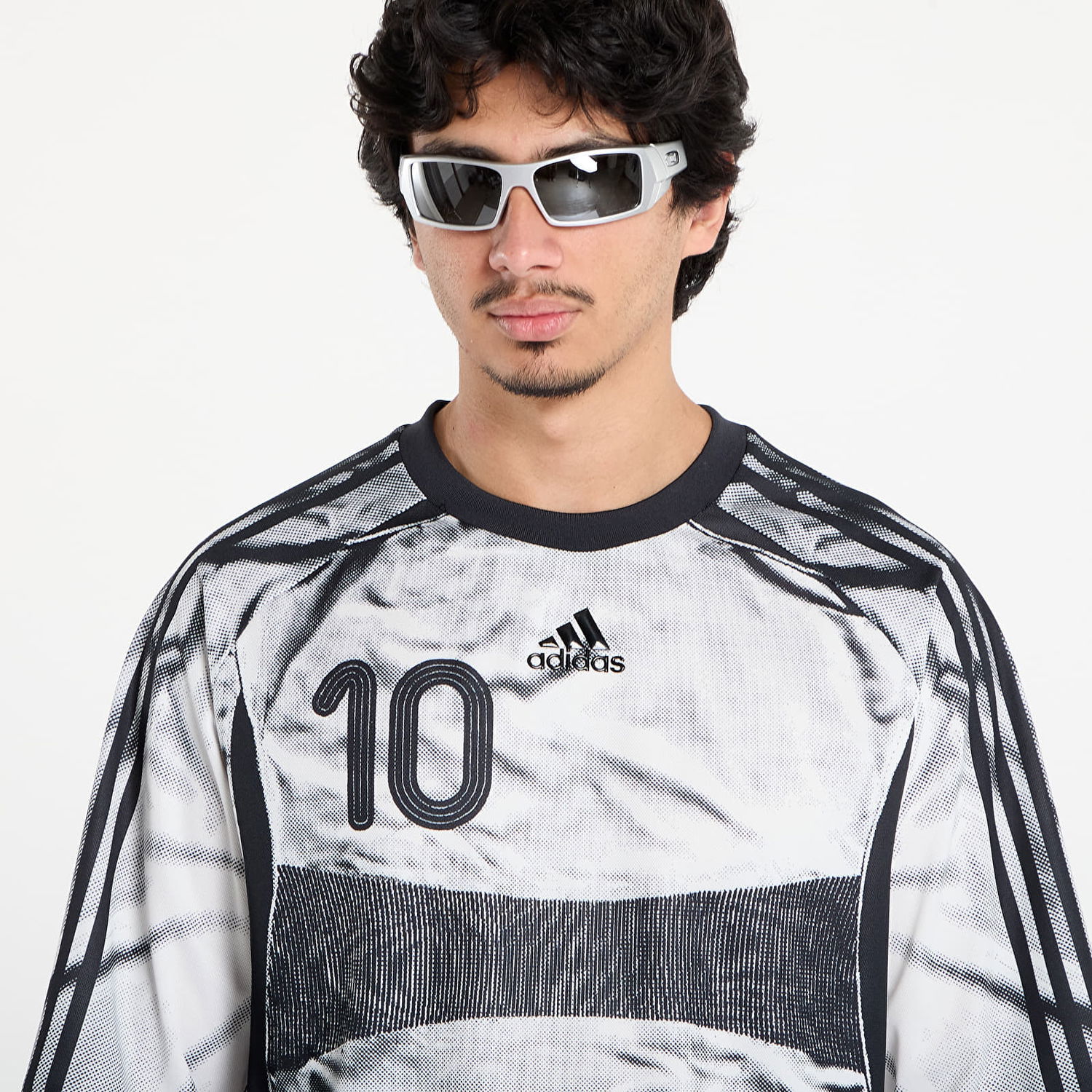 Dres adidas Performance Adilenium Season 4 Teamgeist Printed T-Shirt Siva | KF8523, 1
