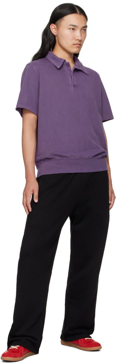 Polo majica LES TIEN Les Tien Piqué Banded Tennis Polo Lila | PK-2070-PD, 3