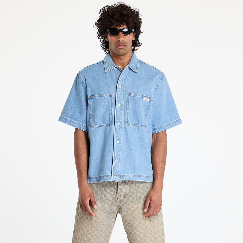 Srajce CALVIN KLEIN Calvin Klein Jeans Bowler Denim Shirt Modra | J30J327512 1AA