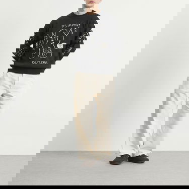 Pleteni pulover Heresy Outdoors Knit Sweater Črna | HAW25-KW02, 4