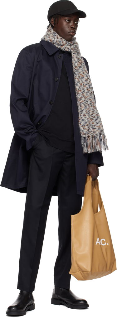 Šala A.P.C. Knitted Fringe Scarf Siva | WOAPE-M15207, 1