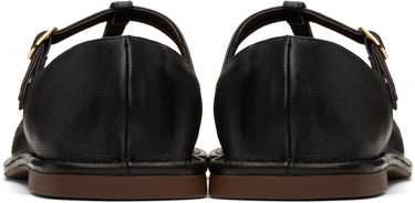 Superge in čevlji The Row The Row Square T-Strap Ballerina Flats Črna | F1599-SL3, 1