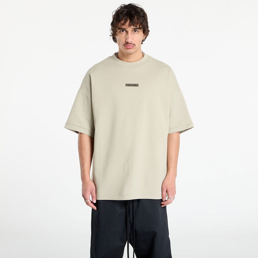 Majica Fear of God Fear of God Essentials Pique 90's Short Sleeve T-Shirt Bež | 125SP254416F-659