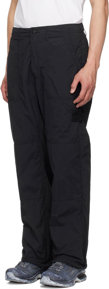 Cargo hlače Stone Island Stone Island Nylon Ghost Trousers Črna | K1S15 3100012 S00F6, 3