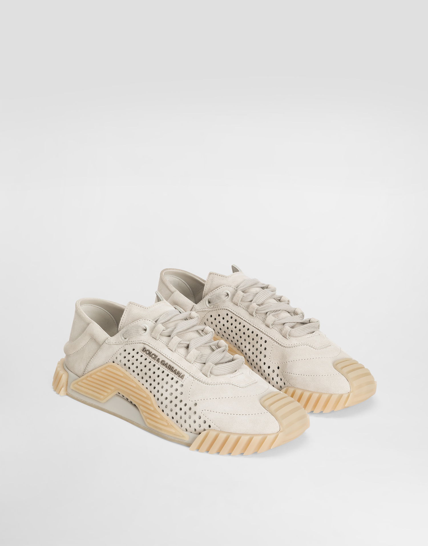 Modni dodatki Dolce & Gabbana Dolce & Gabbana Mixed-materials NS1 Slip-on Bež | CS2286AS70787565, 1