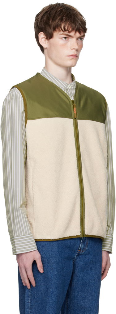 Telovnik A.P.C. A.P.C. Marty Fleece Vest Zelena | PSAIF-H32022, 1