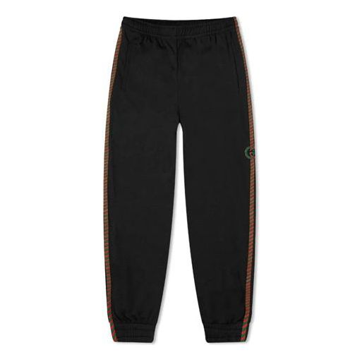 Trenirka Gucci Rope Taped GG Logo Track Pants Črna | 599356-XJB1N-1082