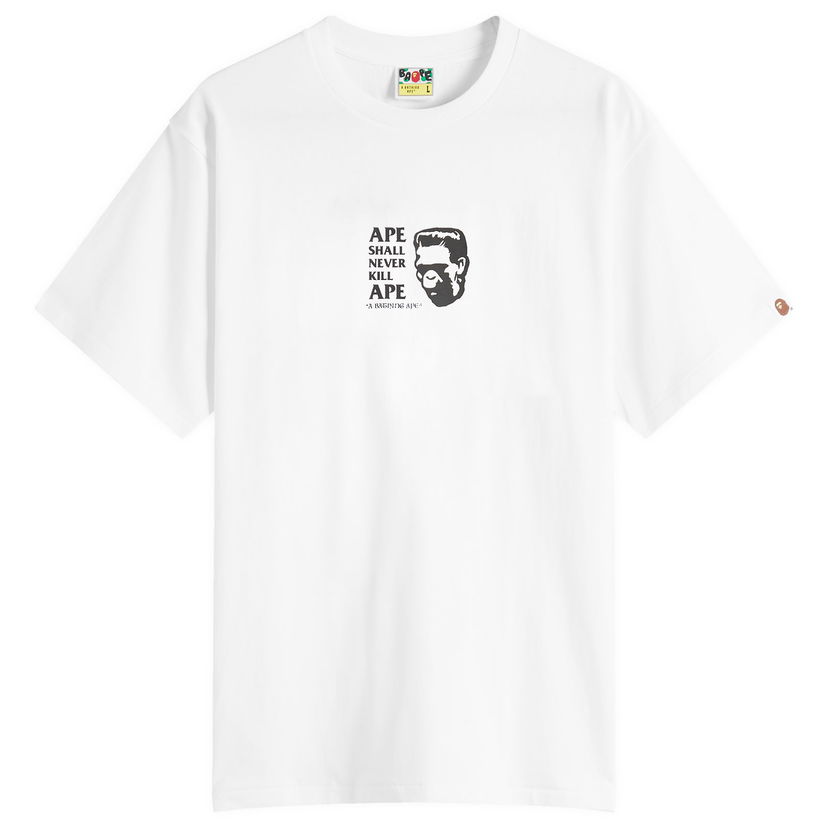Majica BAPE A Bathing Ape Frankenstein Graphic T-Shirt Bela | 001TEL801338M-WHT