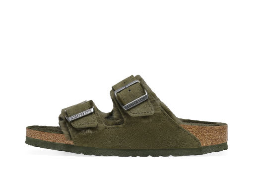 Lifestyle Birkenstock Arizona Shearling "Suede Leather Thyme" Zelena | 1025666/1025687