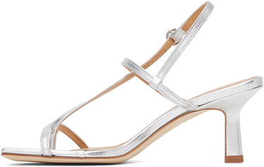 Modni dodatki Aeyde Aeyde Elise Heeled Sandals Kovinski | A11-HS-ASTS65CI-0121-920-007, 2