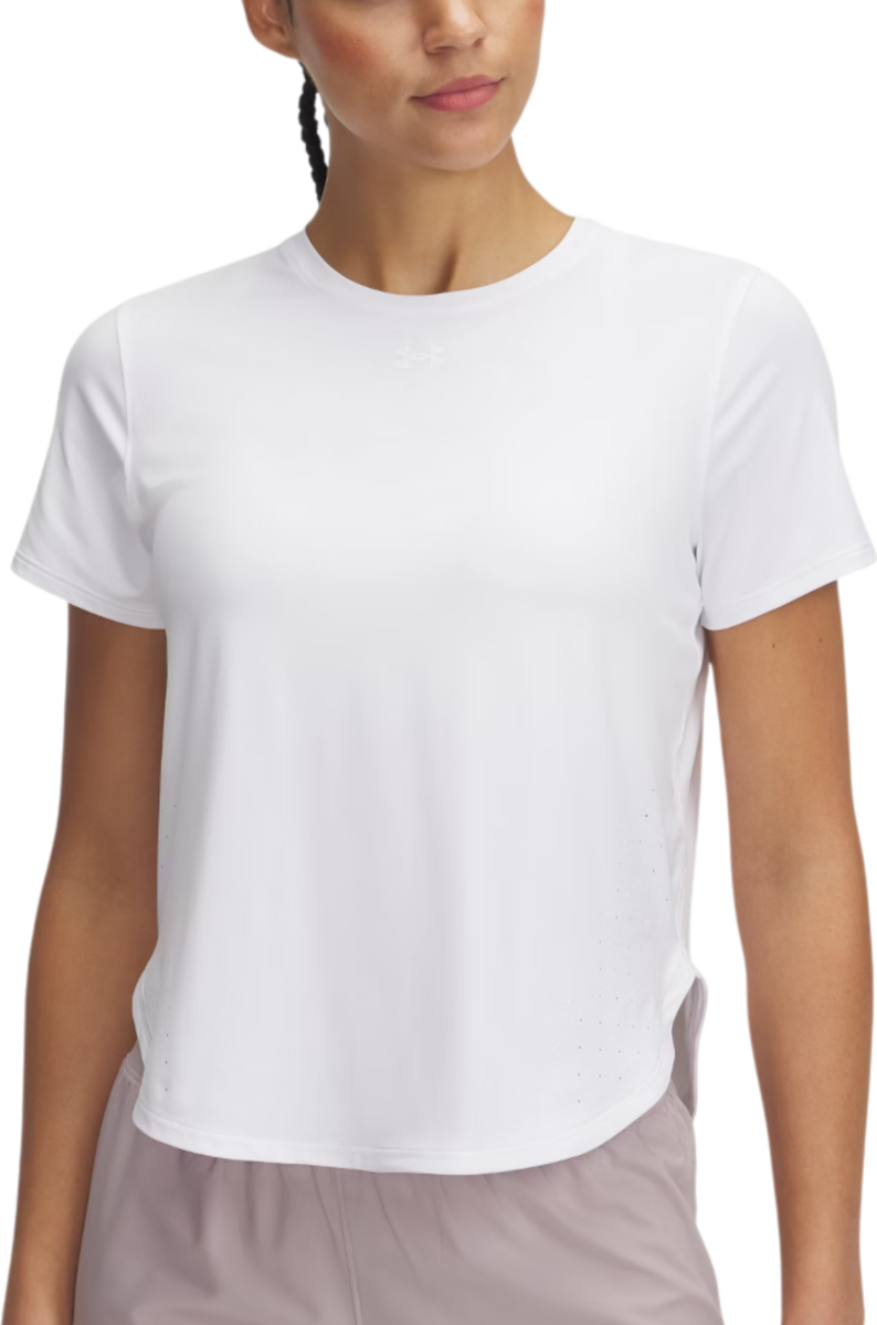 Majica Under Armour Under Armour Launch Elite Short Sleeve T-Shirt Bela | 1389564-100