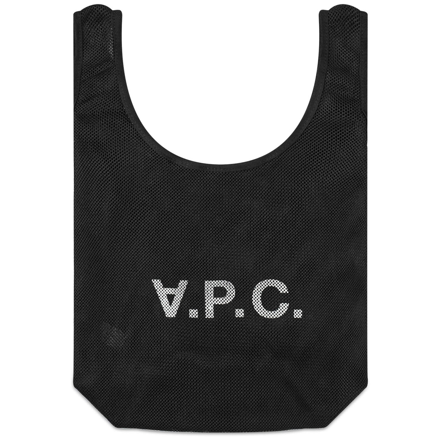 Tote bag A.P.C. Rebound Mesh Shopping Bag Črna | PSAEU-H61679-LZZ, 0