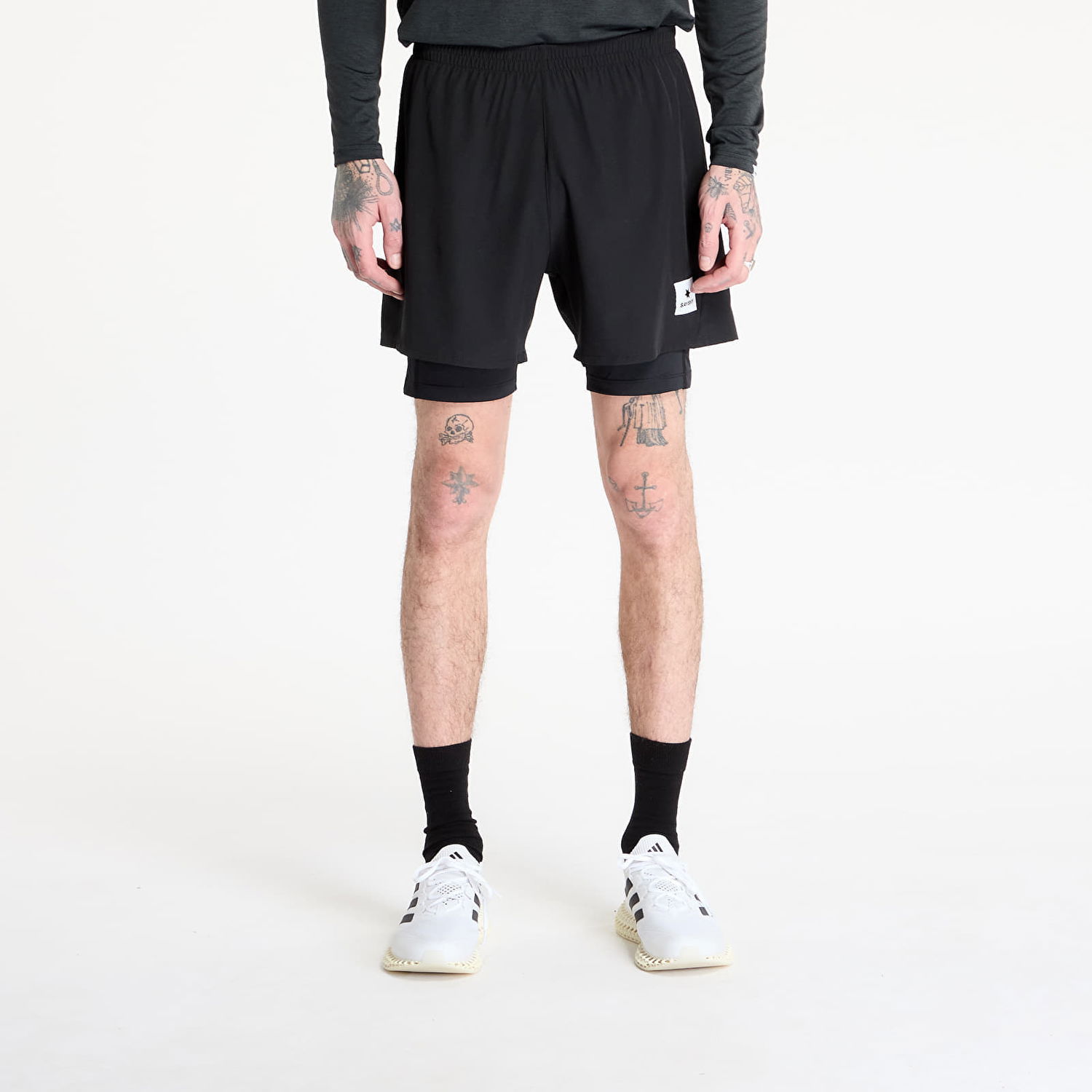 Kratke hlače Saysky SAYSKY 2 in 1 Pace 5'' Shorts Črna | XMRSH20C901, 0