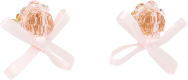 Uhani Simone Rocha Simone Rocha Petite Bow Daisy Stud Earrings Bež | ERG552 0903, 2