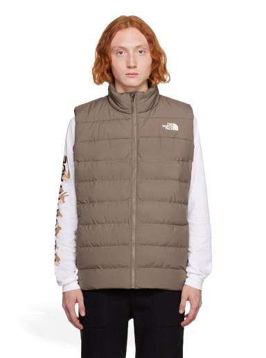 Pleteni pulover The North Face Aconcagua 3 Down Vest Siva | NF0A84IK