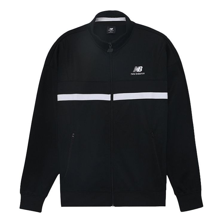 Pulover New Balance Marathon Athletics Podium Track Jacket Črna | AMJ03501-BK
