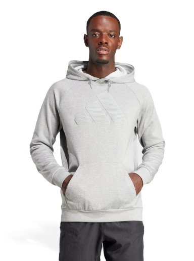 Pulover adidas Performance Game and Go Big Logo Training Hoodie Siva | IM1775